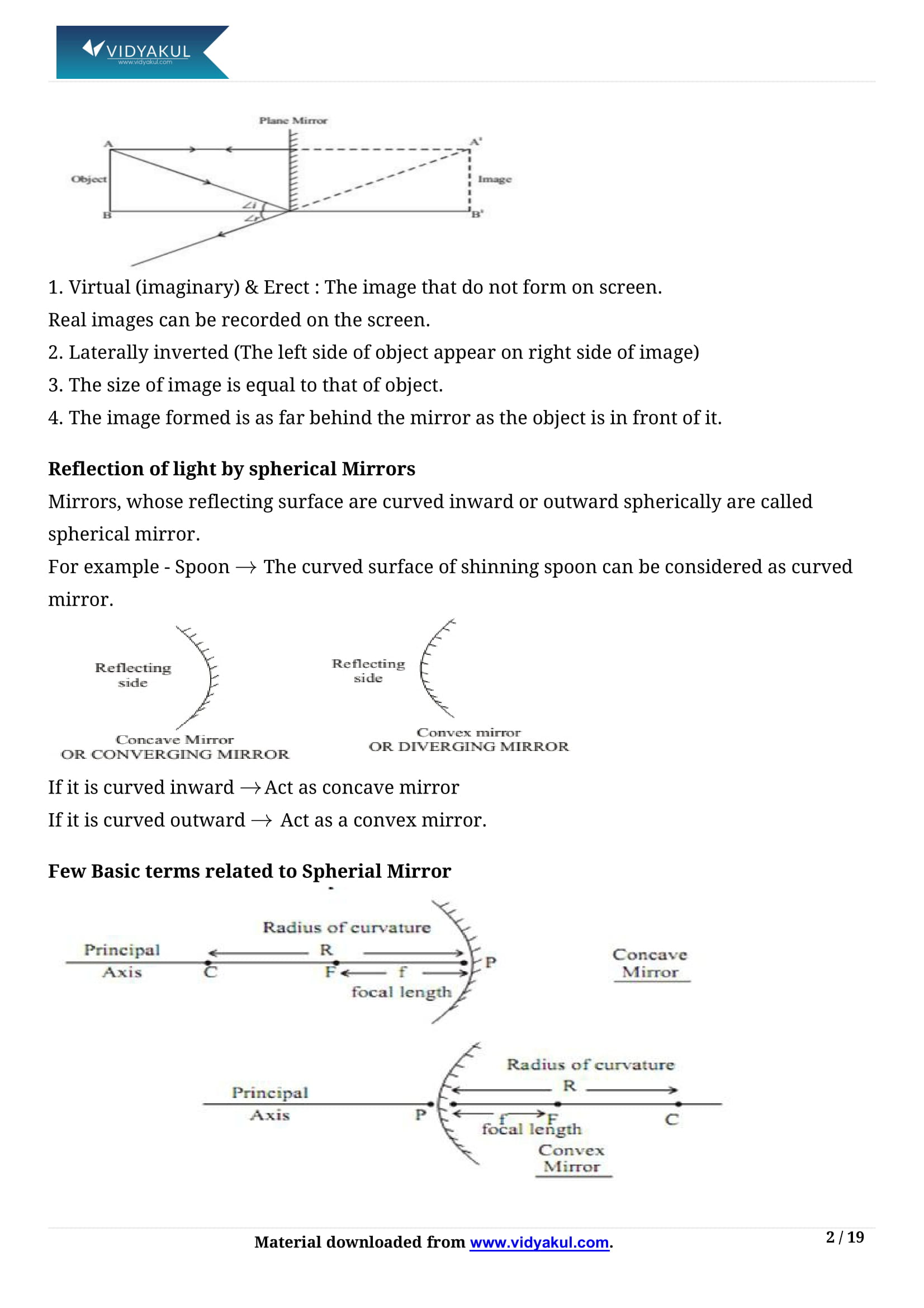 laws of reflection and refraction