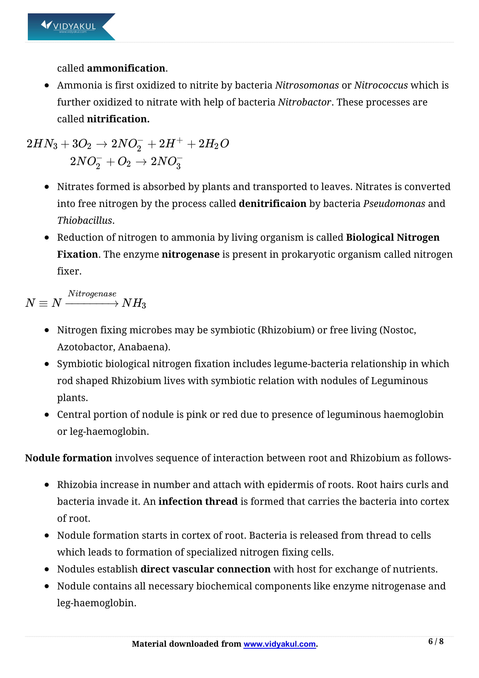 Introduction to Mineral Nutrition Class 11 Biology Notes Part - 6