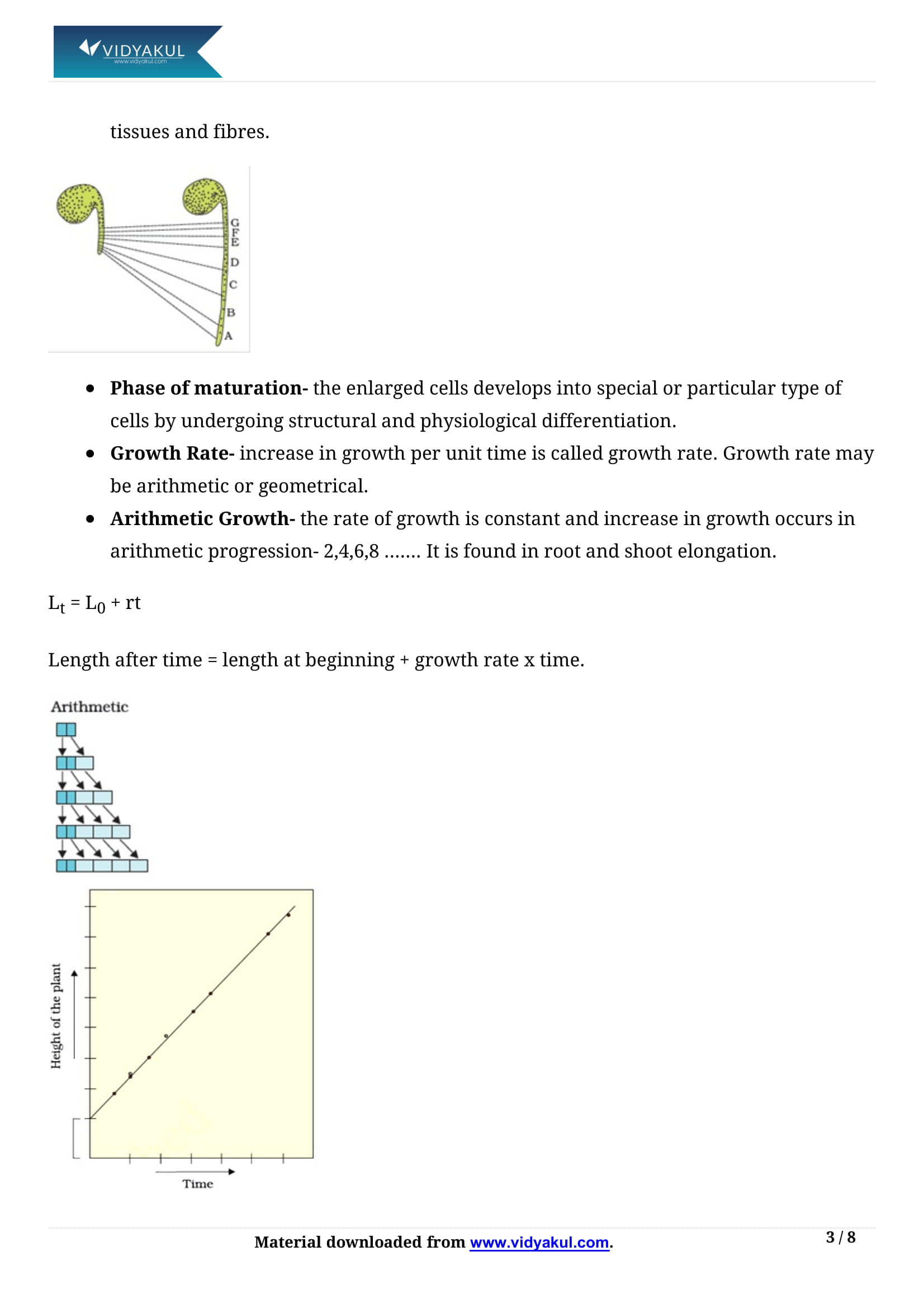 Plant Growth and Development Class 11 Biology Notes Part - 3