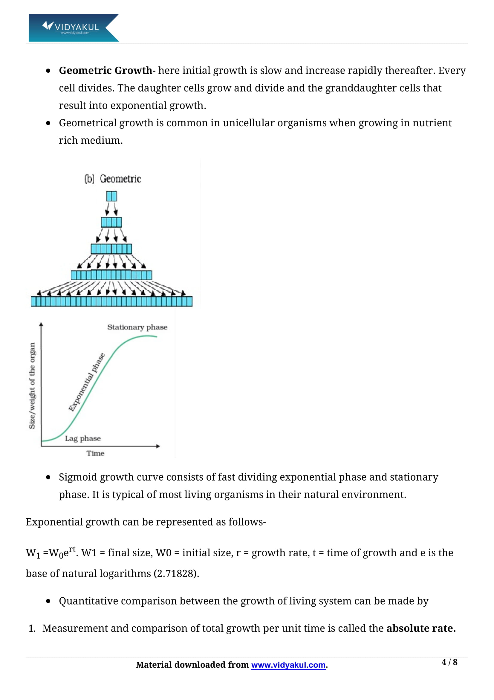 Plant Growth and Development Class 11 Biology Notes Part - 4
