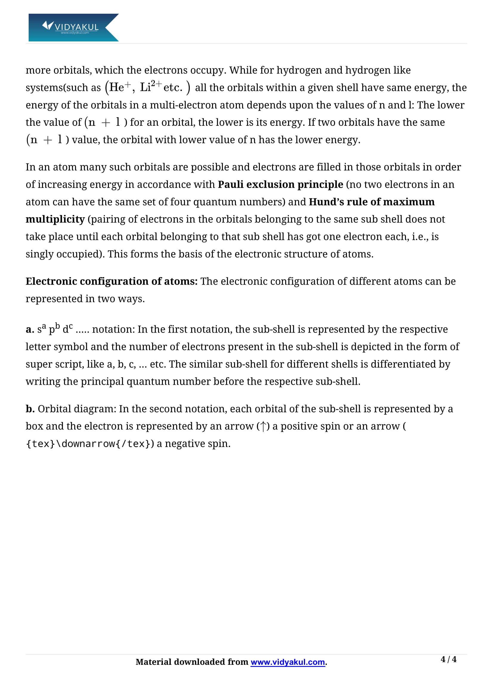 Structure of Atom Class 11 Chemistry Notes Part - 4