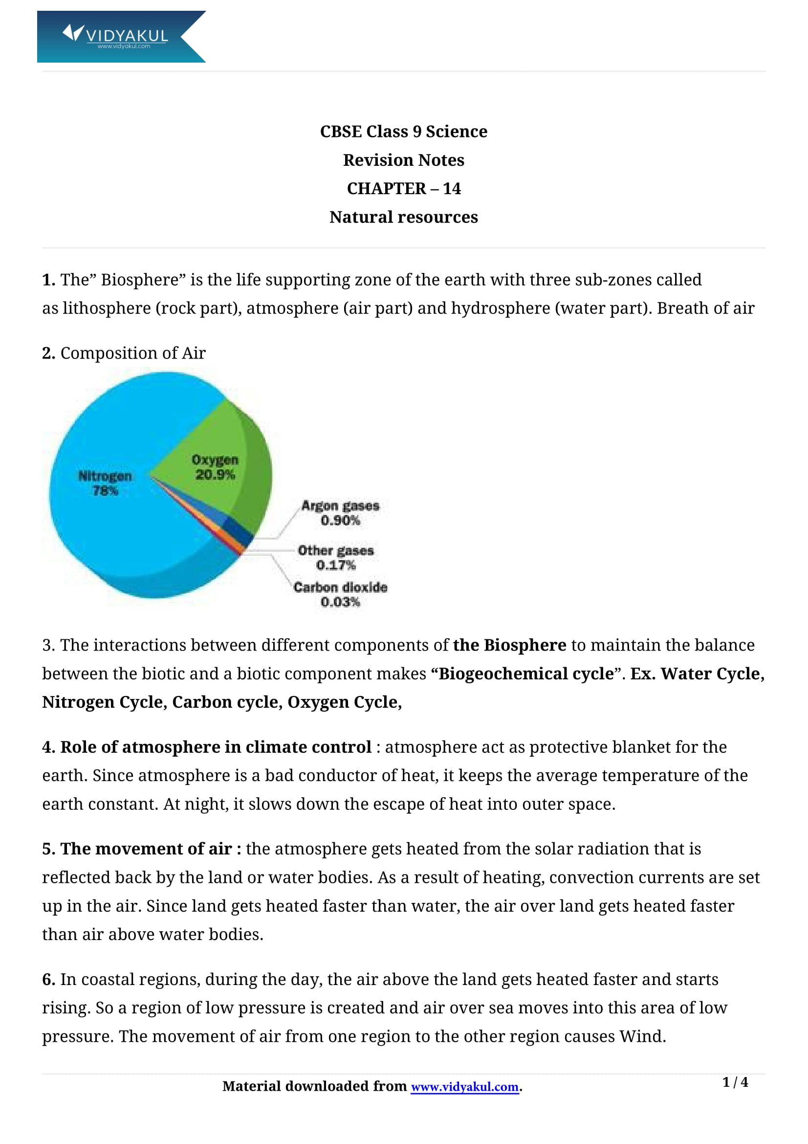 case study on natural resources class 9