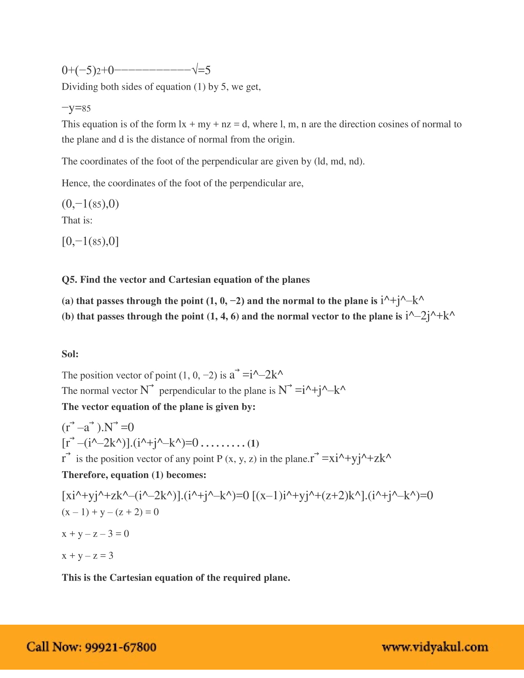 case study questions on 3d geometry class 12