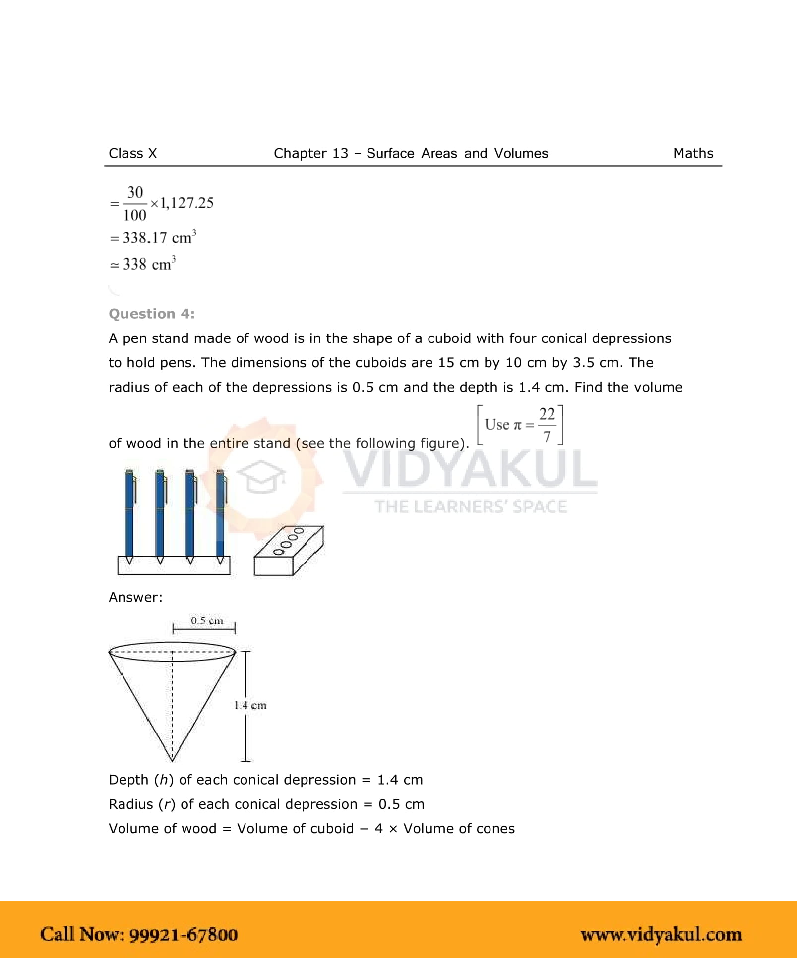 NCERT Solutions For Class 10 Maths Chapter 13 | Vidyakul