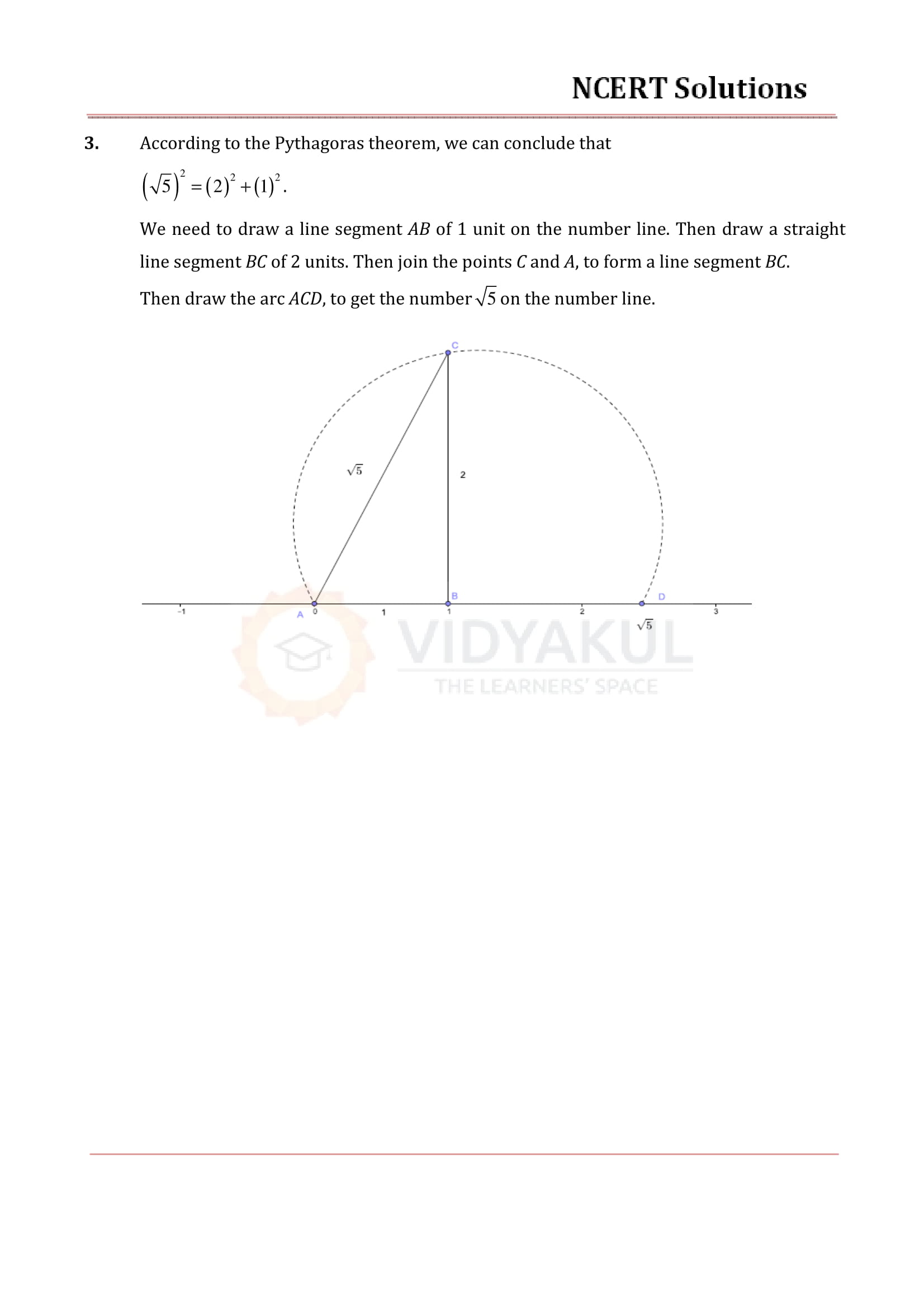 NCERT Solutions For Class 9 Maths Chapter 1