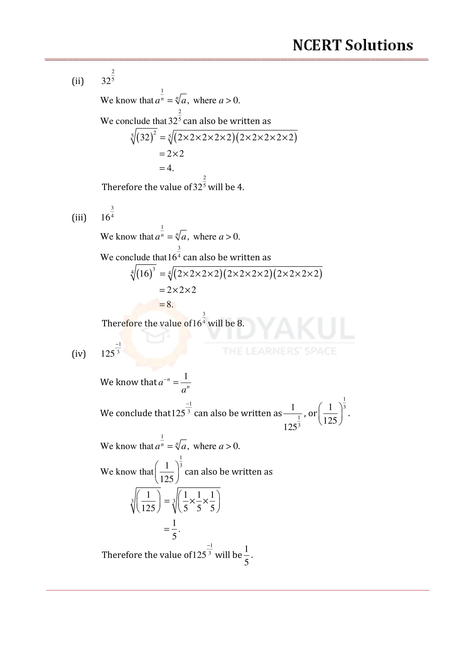 NCERT Solutions For Class 9 Maths Chapter 1