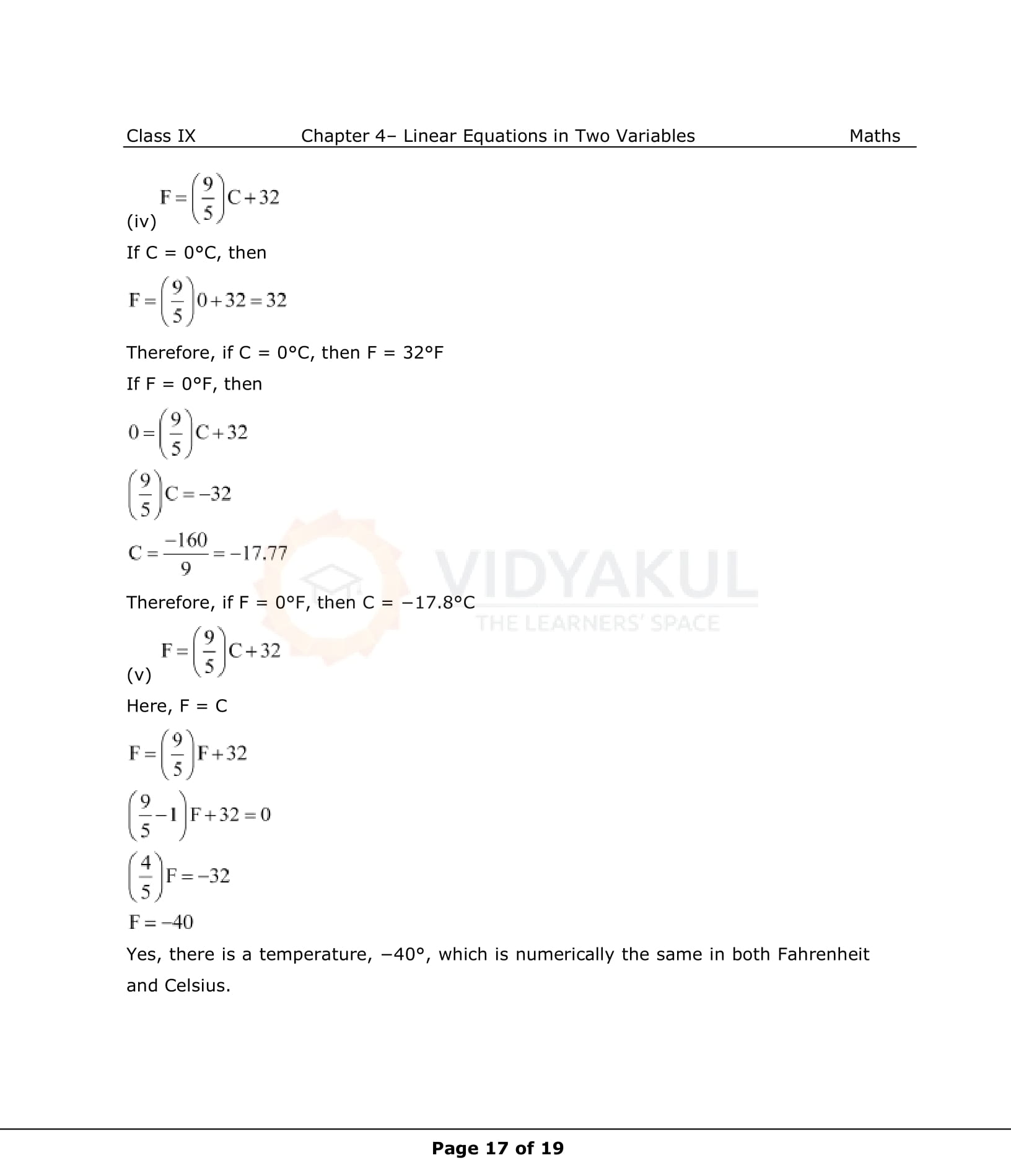 NCERT Solutions For Class 9 Maths Chapter 4