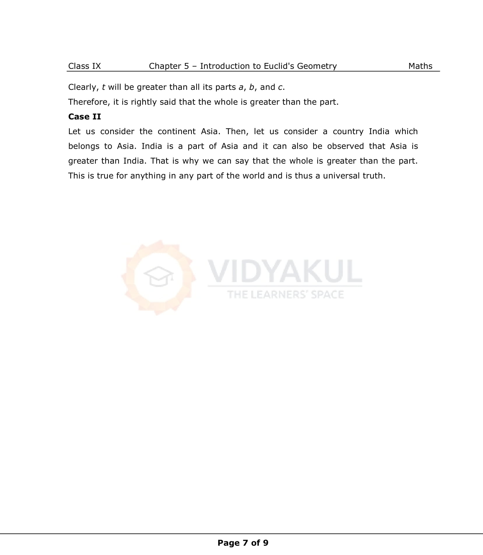 NCERT Solutions For Class 9 Maths Chapter 5