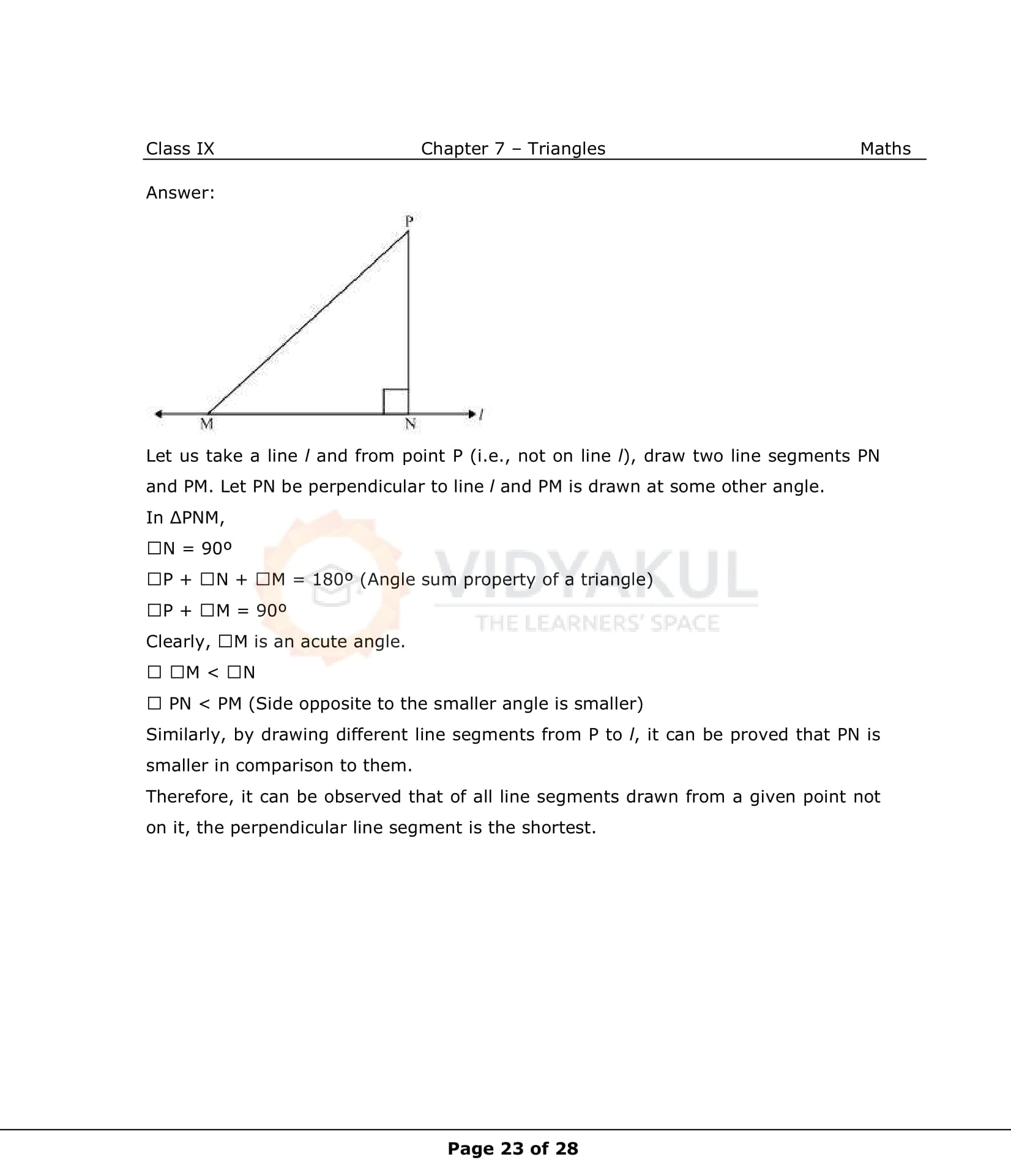 NCERT Solutions For Class 9 Maths Chapter 7