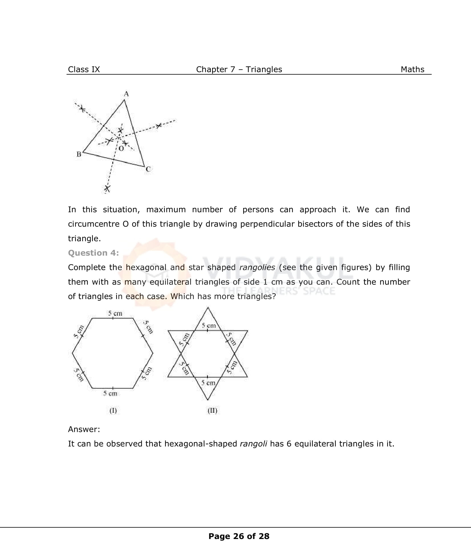 NCERT Solutions For Class 9 Maths Chapter 7