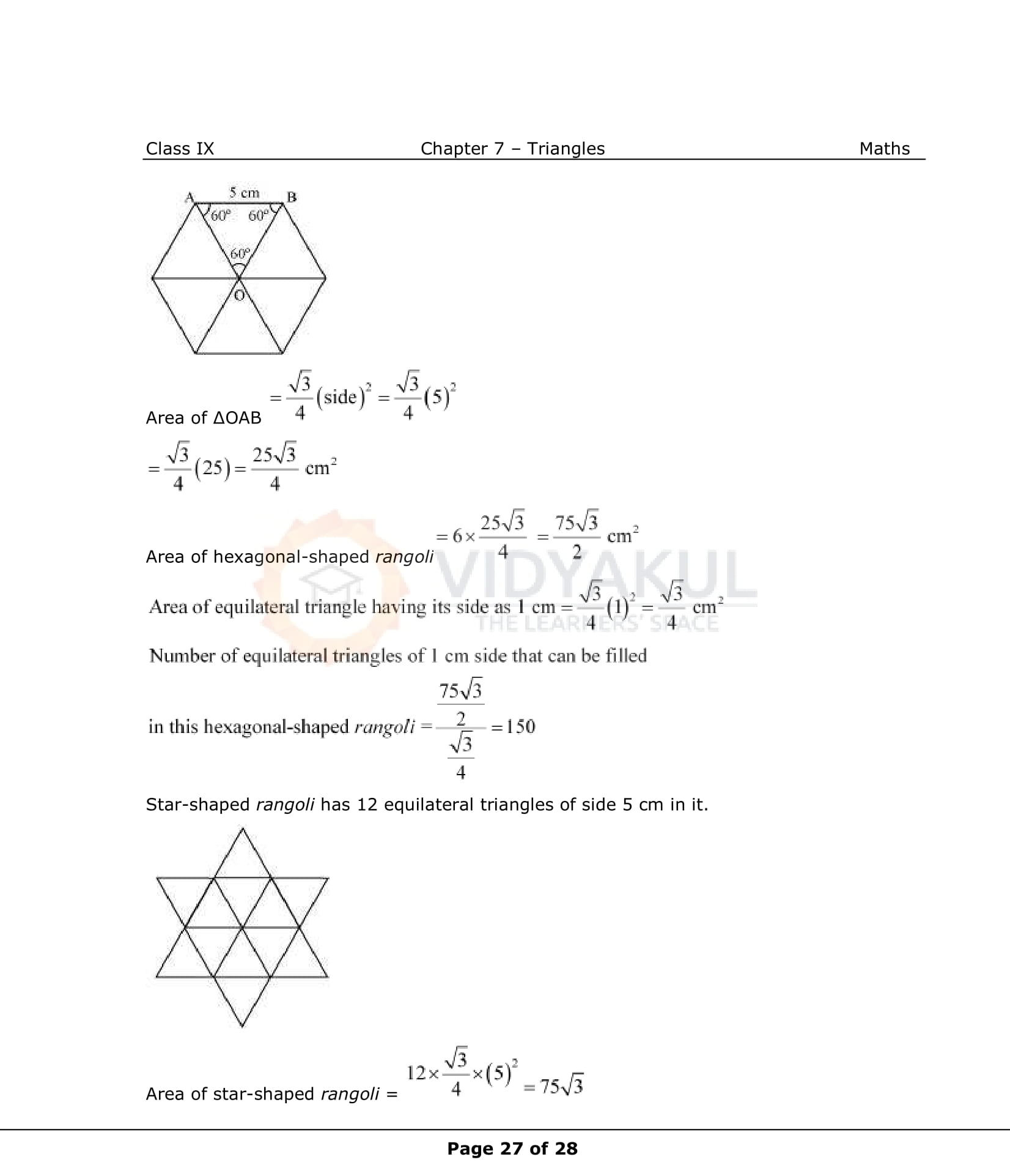 NCERT Solutions For Class 9 Maths Chapter 7