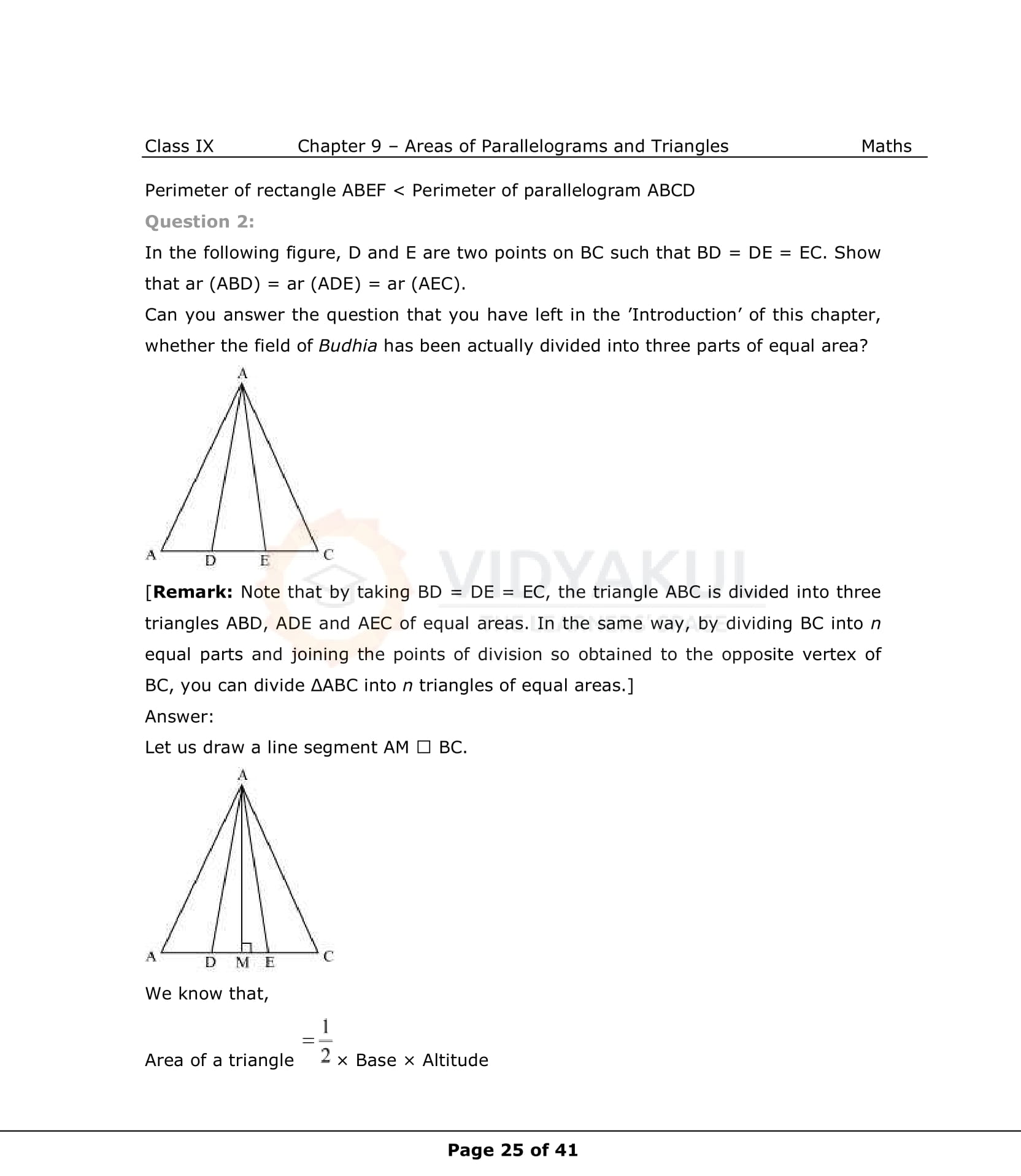 NCERT Solutions For Class 9 Maths Chapter 9