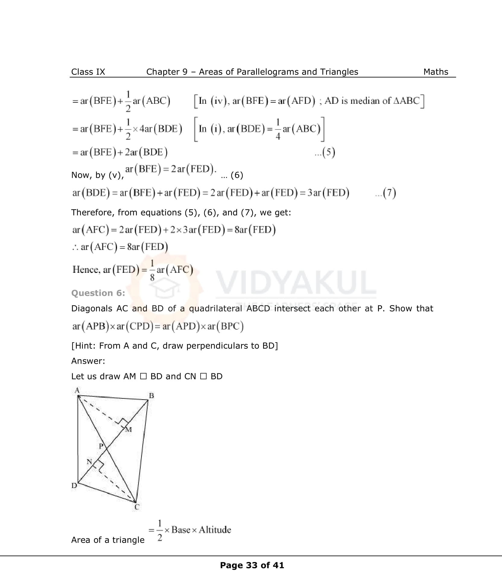 NCERT Solutions For Class 9 Maths Chapter 9