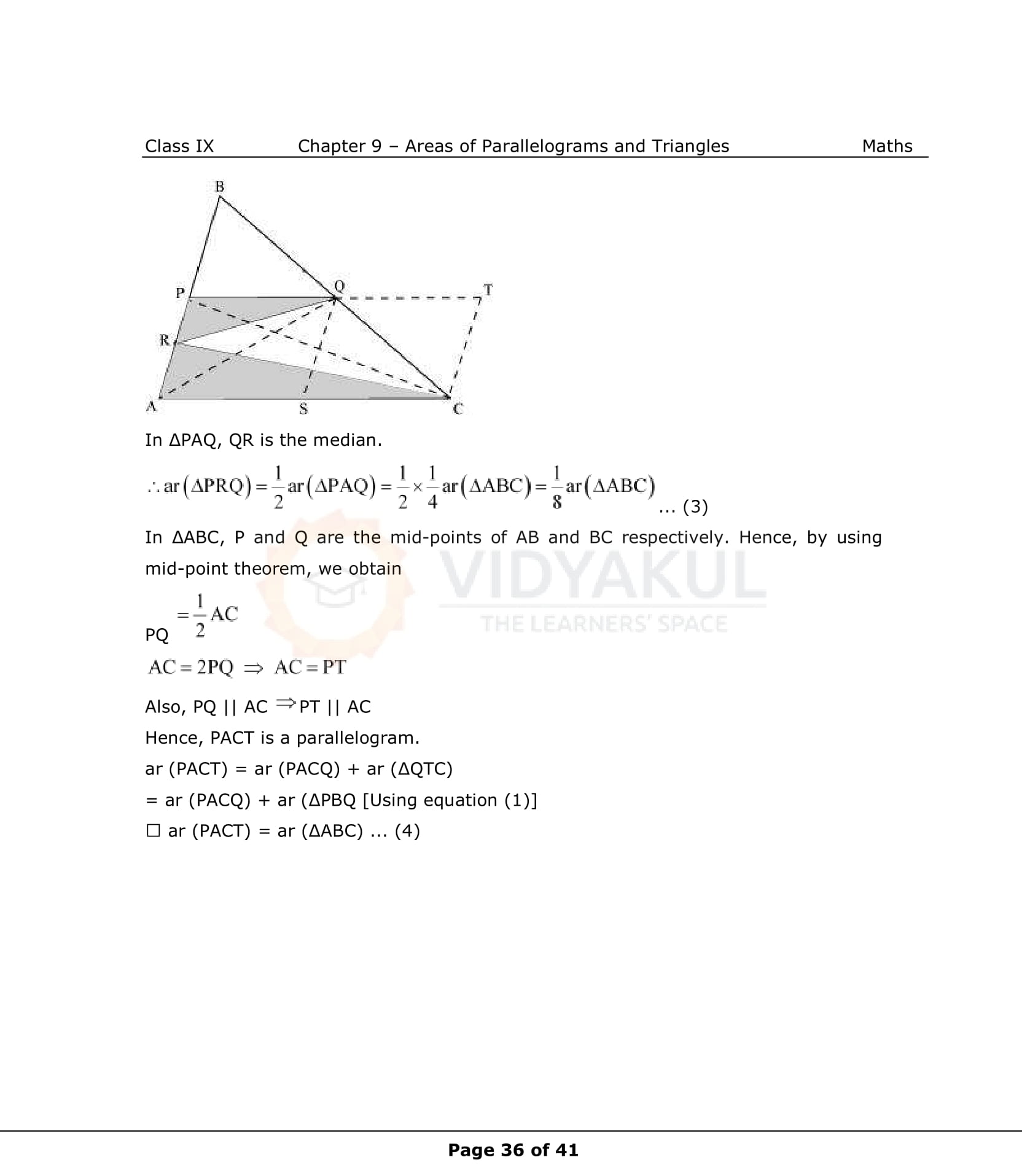 NCERT Solutions For Class 9 Maths Chapter 9
