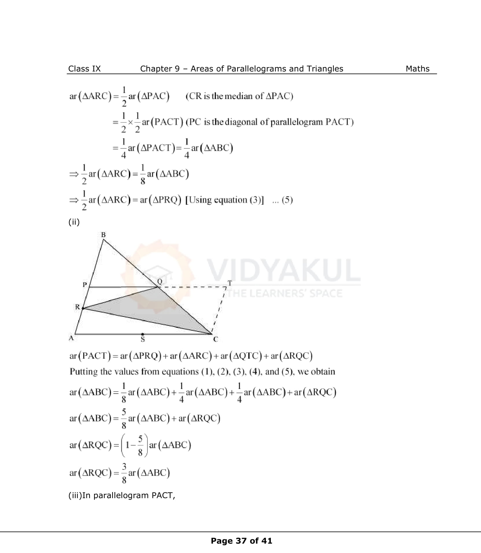 NCERT Solutions For Class 9 Maths Chapter 9