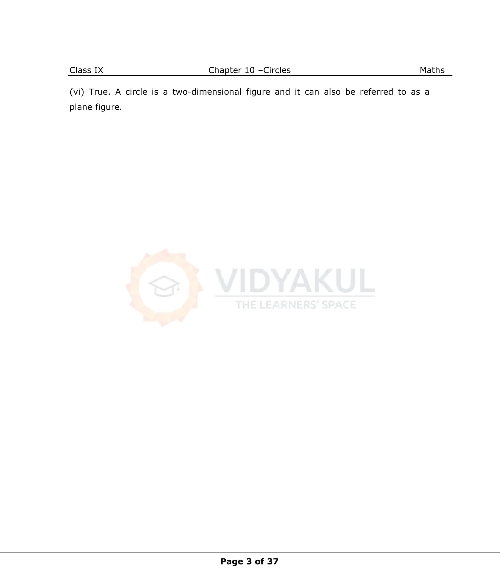 NCERT Solutions For Class 9 Maths Chapter 10