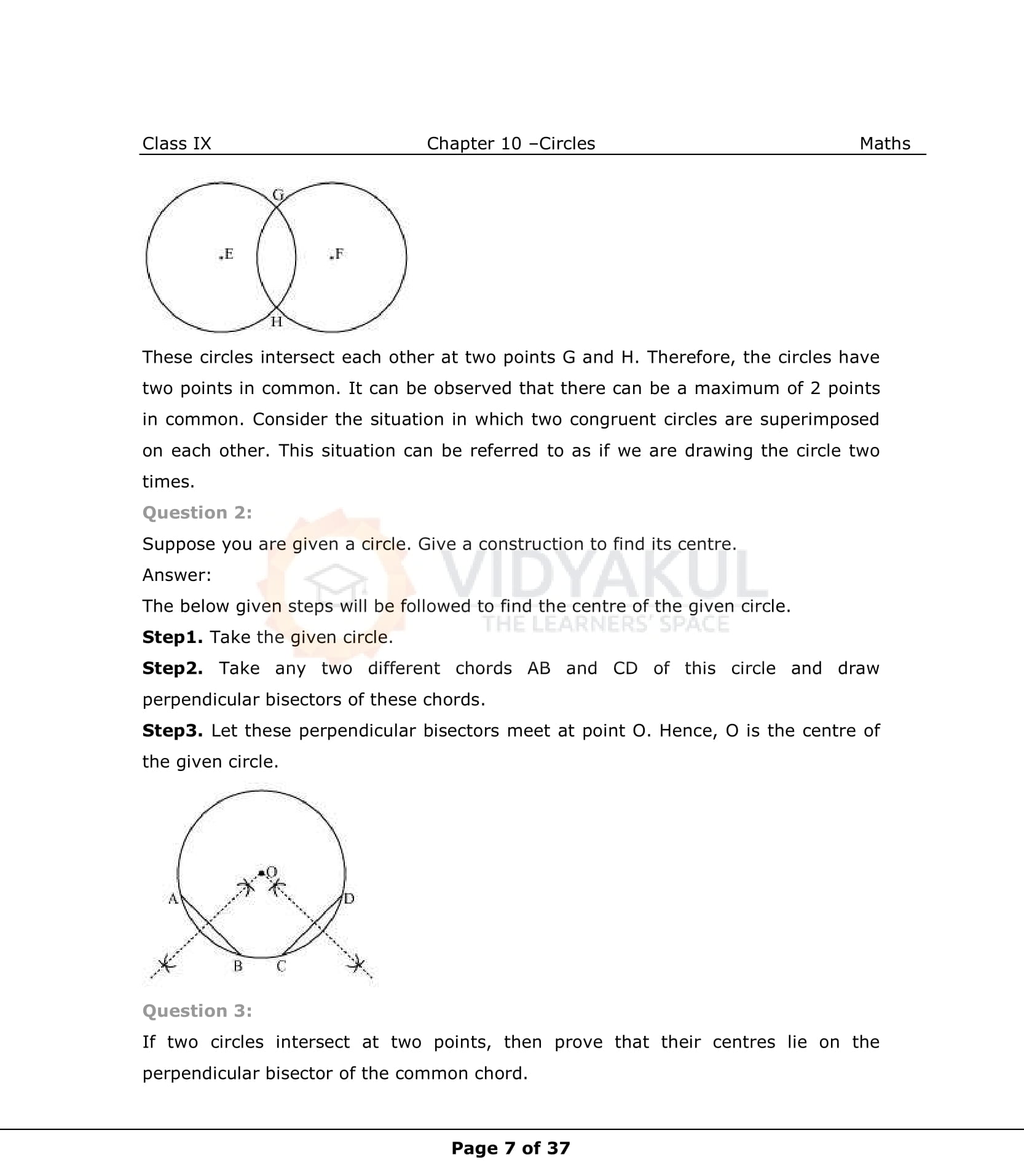 NCERT Solutions For Class 9 Maths Chapter 10