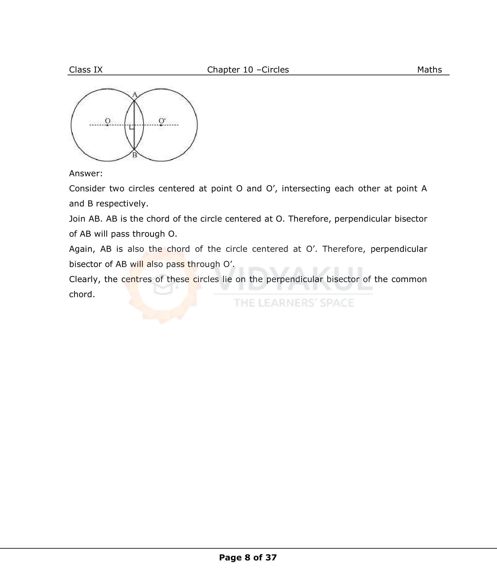NCERT Solutions For Class 9 Maths Chapter 10