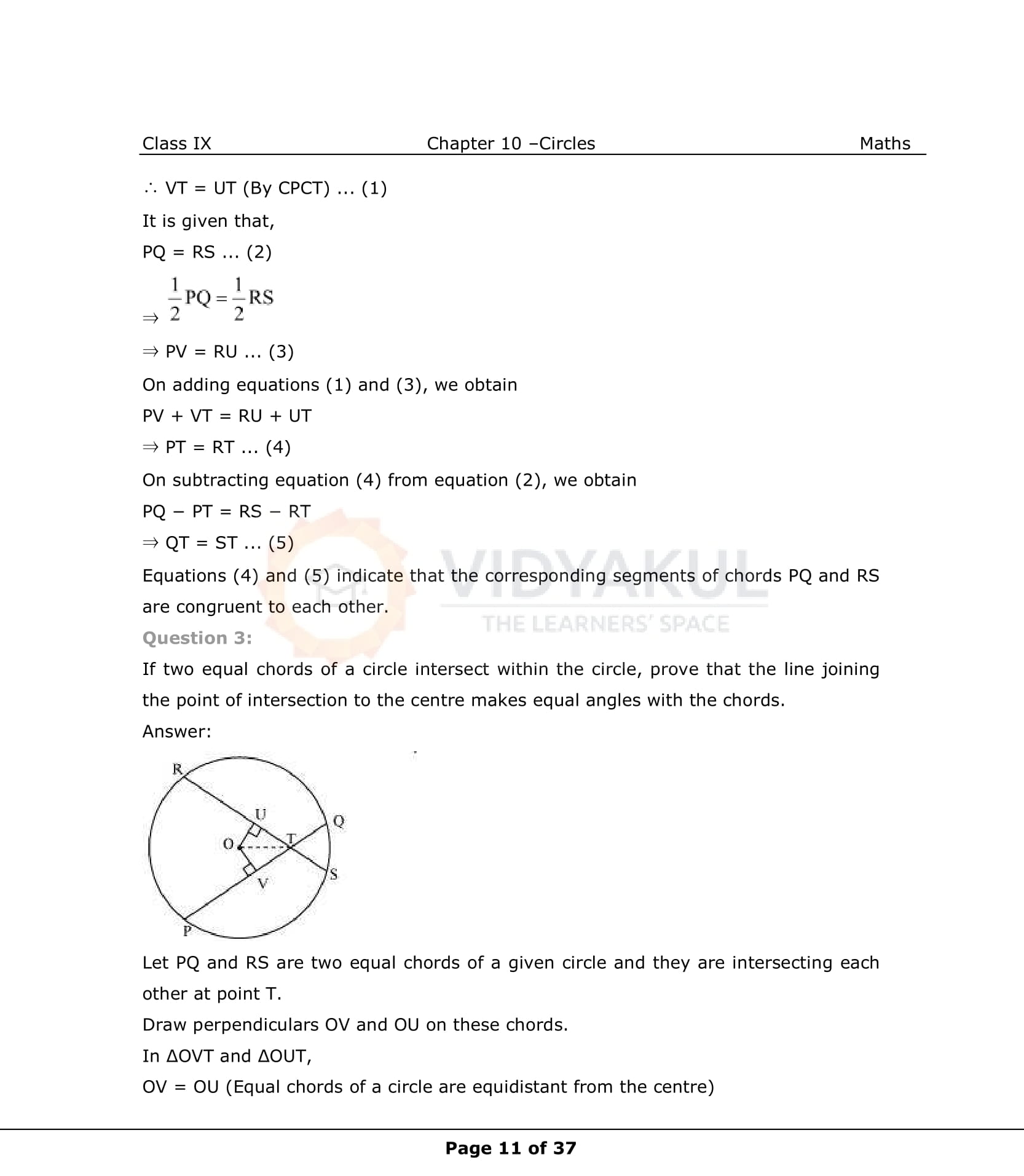 NCERT Solutions For Class 9 Maths Chapter 10