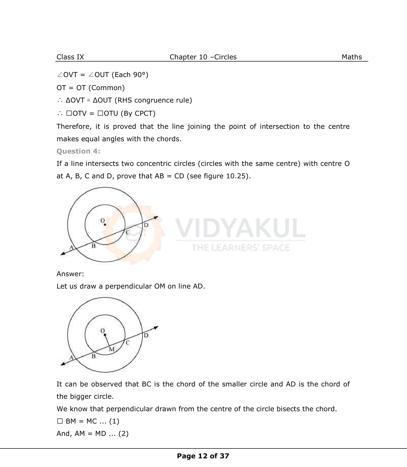 NCERT Solutions For Class 9 Maths Chapter 10