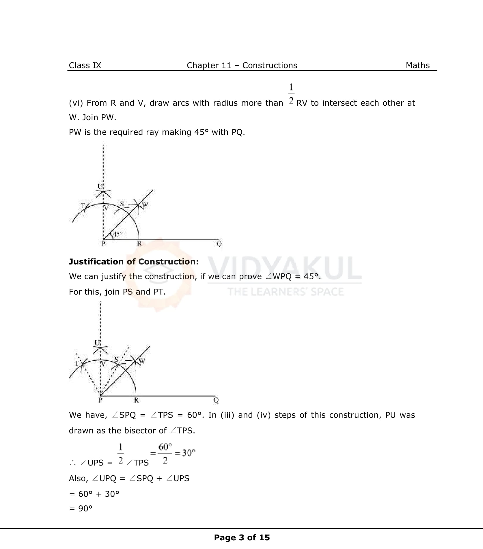 NCERT Solutions For Class 9 Maths Chapter 11