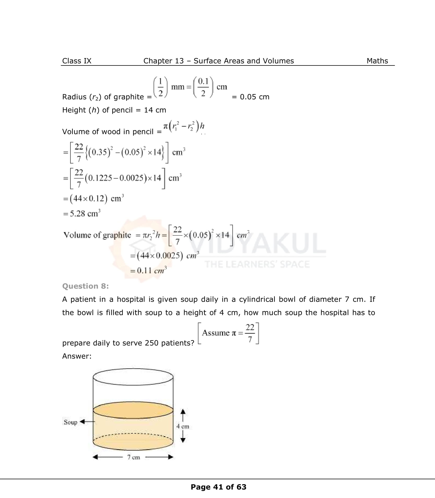 NCERT Solutions For Class 9 Maths Chapter 13