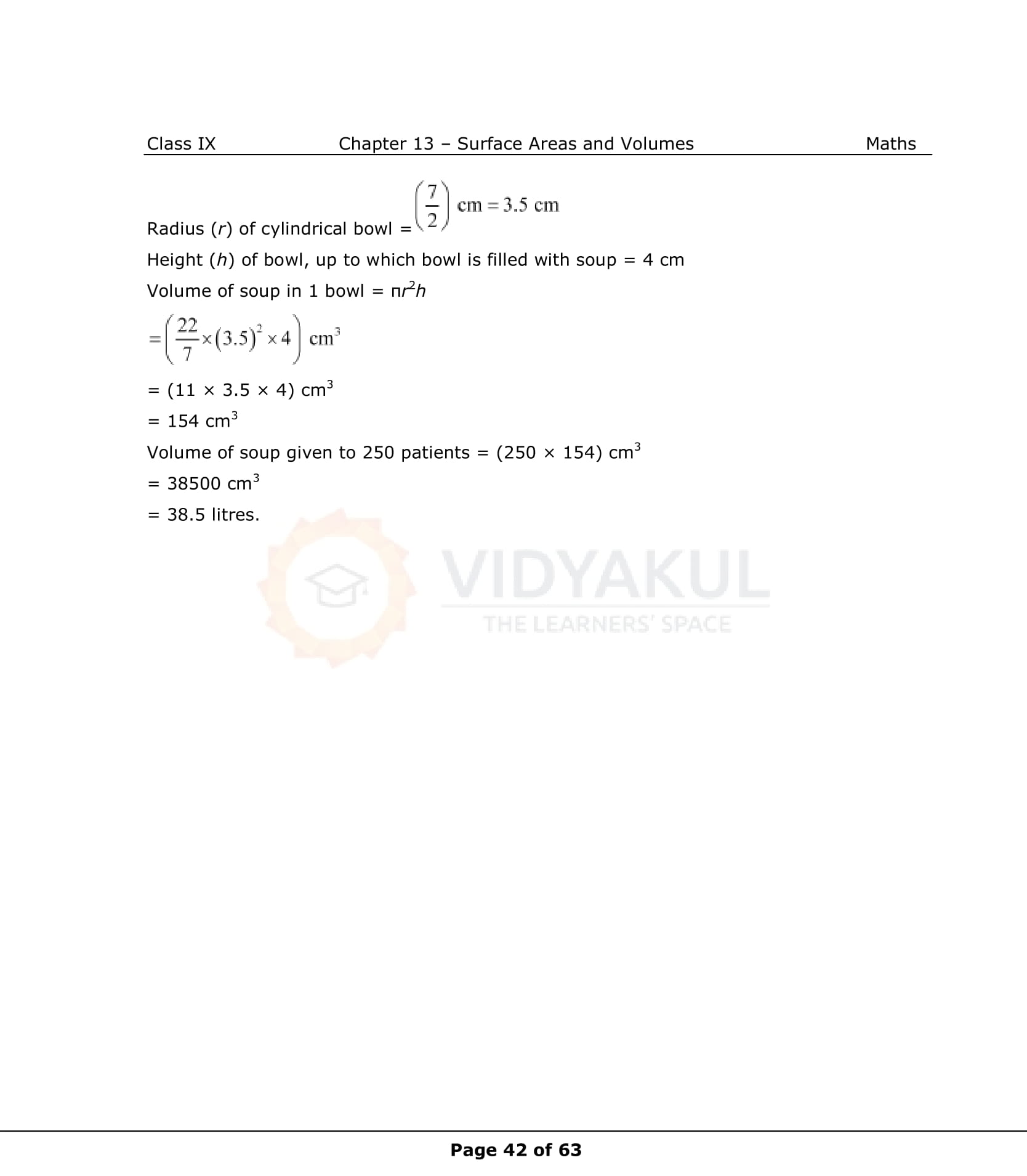 NCERT Solutions For Class 9 Maths Chapter 13