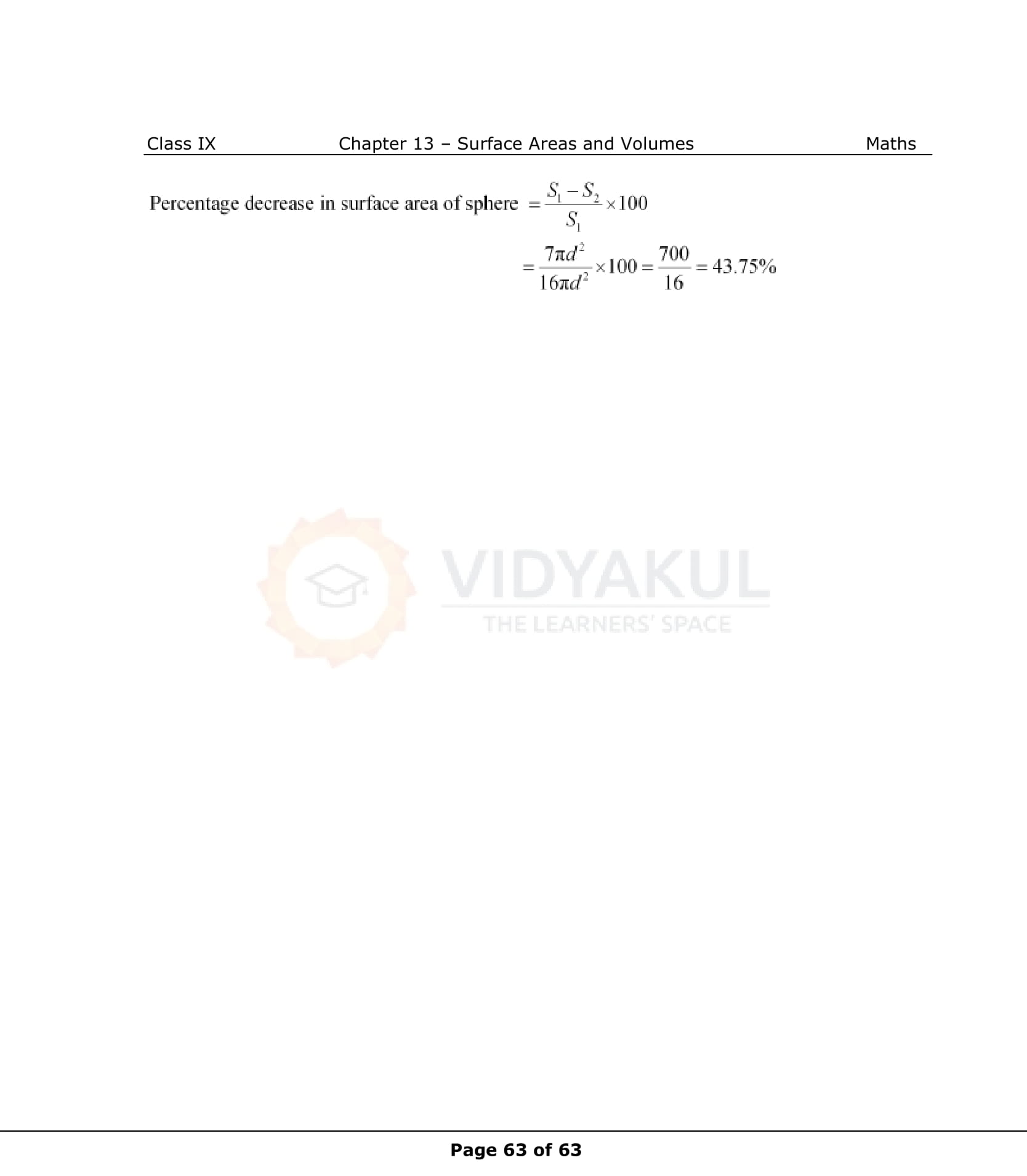 NCERT Solutions For Class 9 Maths Chapter 13
