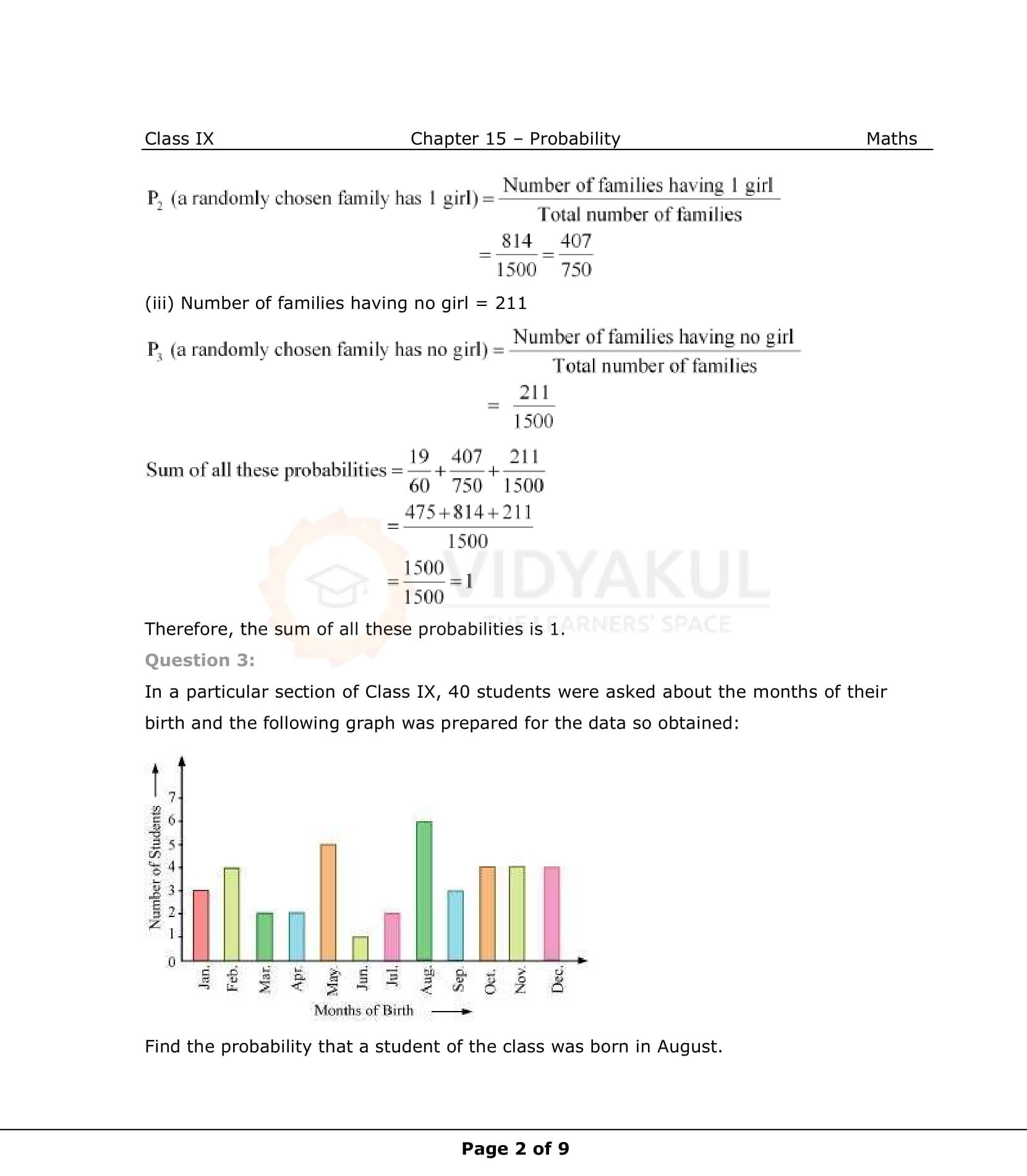 NCERT Solutions For Class 9 Maths Chapter 15