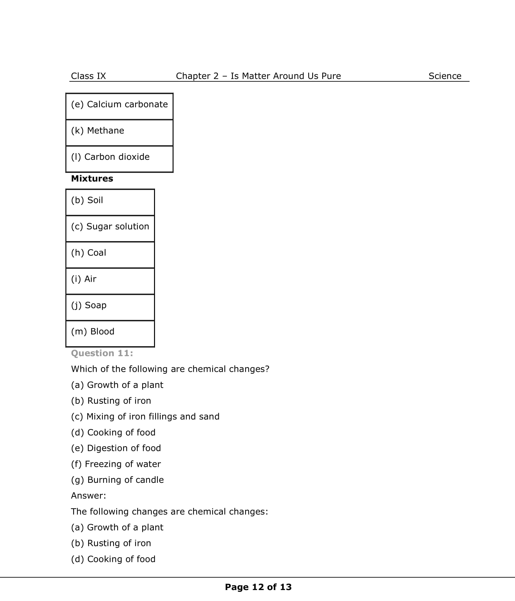 NCERT Solutions For Class 9 Science Chapter 2