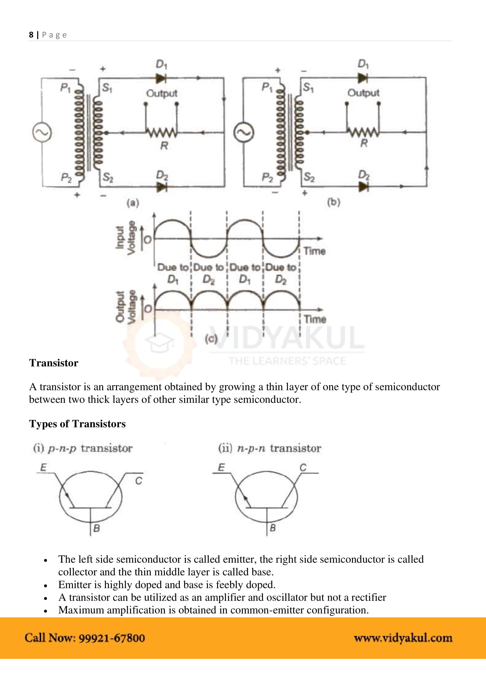 Class 12th Physics Semiconductor Electronics Materials NCERT Notes