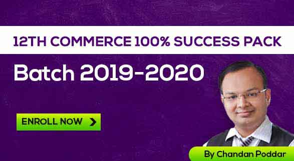12th Commerce 100% Success Pack Batch 2019-2020
