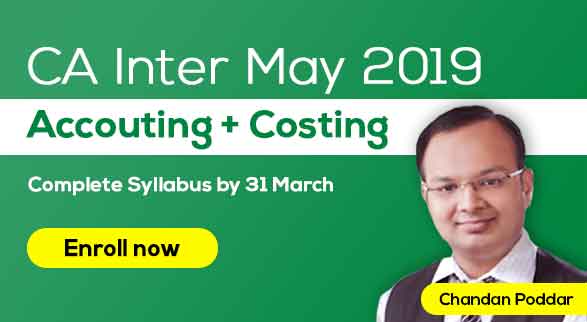 CA Inter May 2019 by Chandan Poddar