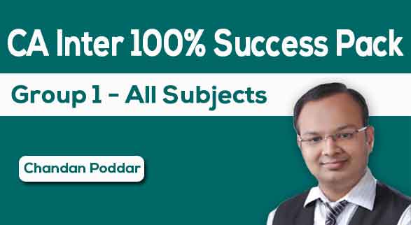 CA Inter - Group 1 100% Success Pack